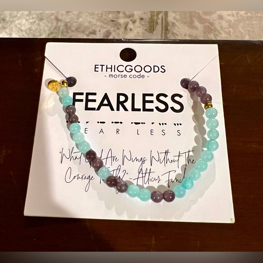 Morse code bracelet